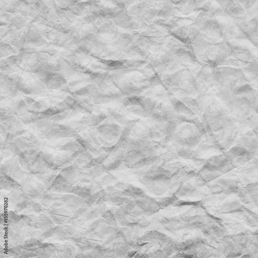 Crumpled recycled paper texture background 