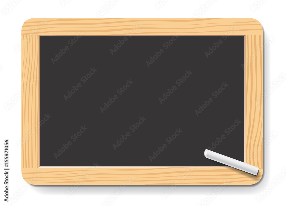 ARDOISE D'ÉCOLE AVEC CRAIE