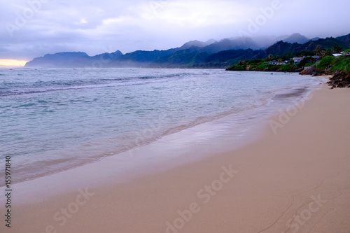 Fototapeta Naklejka Na Ścianę i Meble -  Tropical Paradise Beach Oahu Hawaii