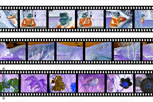 Konstfotografi photo négatif planche contact