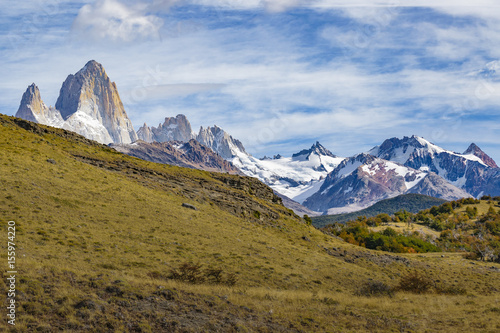Fitz Roy and Poincenot Mountains, Patagonia - Argentina