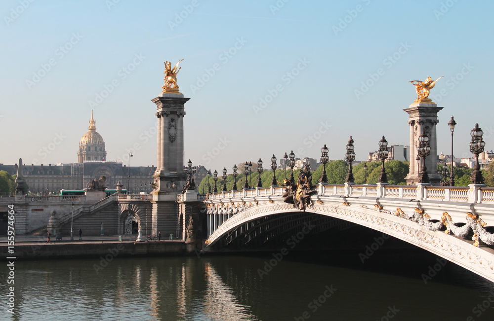 Pont Alexandre and Invalides, Paris