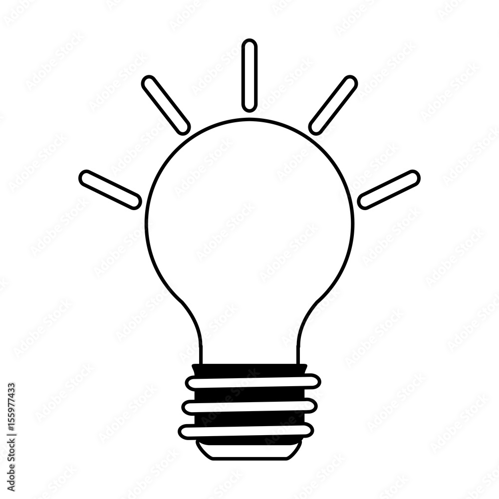 regular lightbulb icon image vector illustration design regular lightbulb icon image vector illustration design