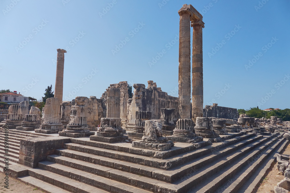 Fototapeta premium The ancient Greek city of Didyma is currently one of the most visited monuments of the Turkish Aegean Riviera. It is located near the famous Bodrum resort.