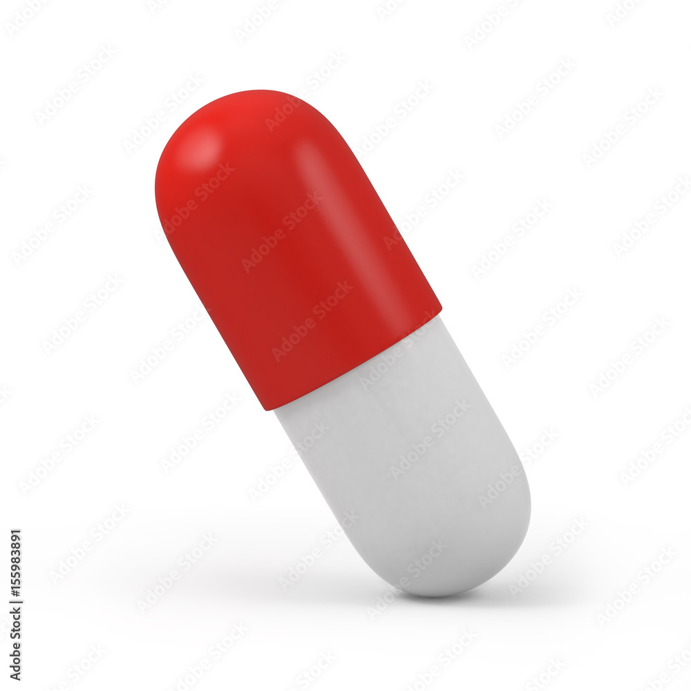 White and red pill 