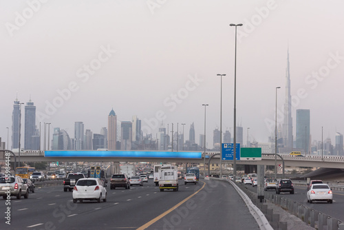 Wallpaper Mural Dubai traffic jam Torontodigital.ca