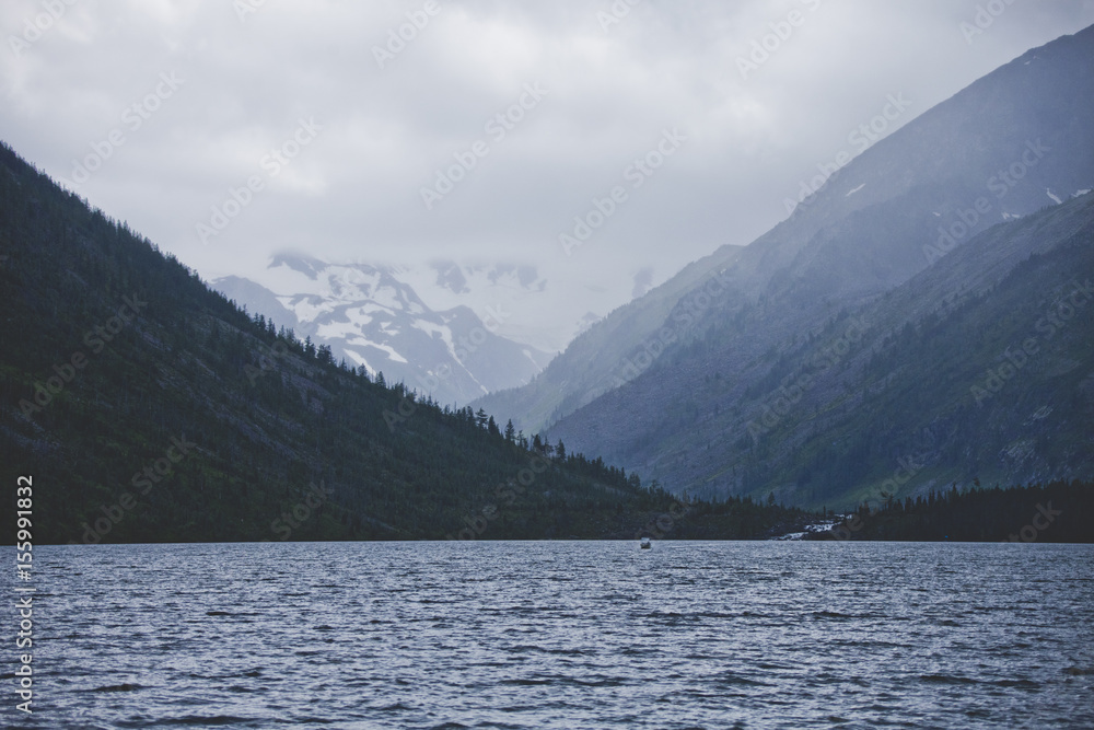 Multinskoe lake. Altai landscape.