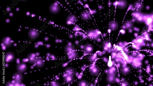 Wallpaper Mural 4k purple fireworks explosion in sky,festival celebrate. Torontodigital.ca
