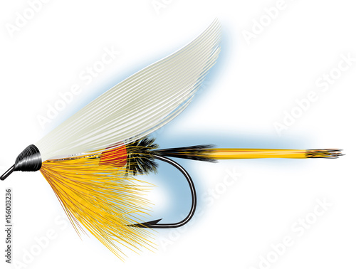 Royal Coachman Tied Fly