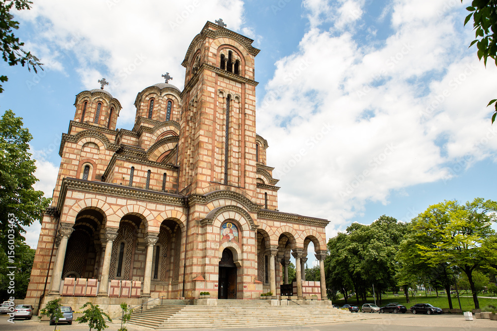 Fototapeta premium Saint Marko Church - Belgrade, Serbia