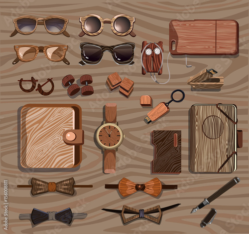Hipster Wooden Accessories Collection
