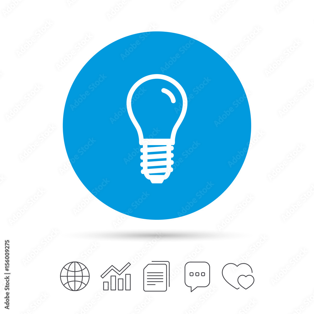 Light bulb icon. Lamp E14 screw socket symbol. Light bulb icon. Lamp E14 screw socket symbol.