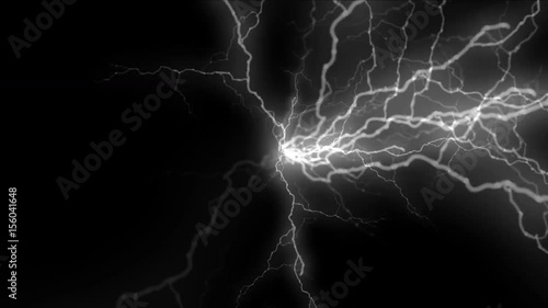 4k Abstract thunderstorm lightning background,nature electricity power energy backdrop,heavy rain weather. photo