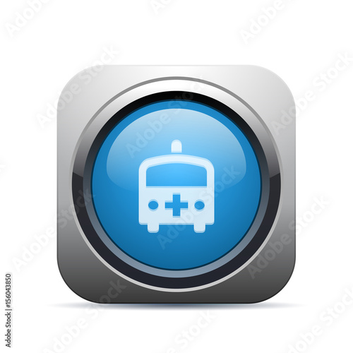 Square Push-Button - Vector