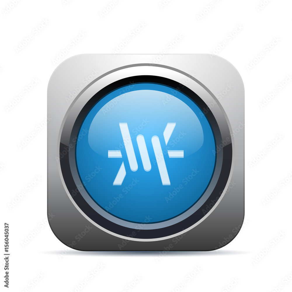 Square Push-Button - Vector Square Push-Button - Vector