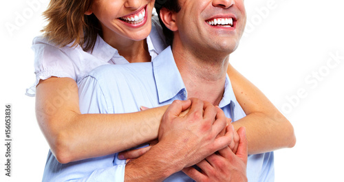 Young smiling couple. photo