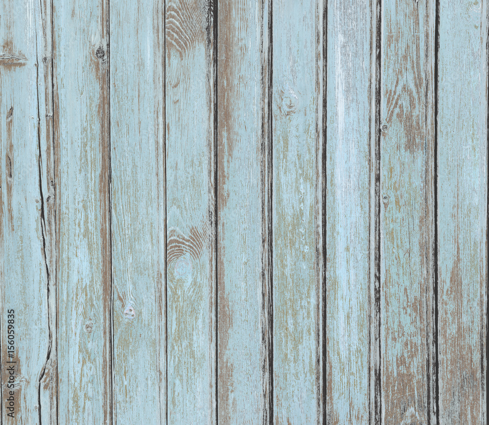 Naklejka premium vintage blue wood planks texture or background