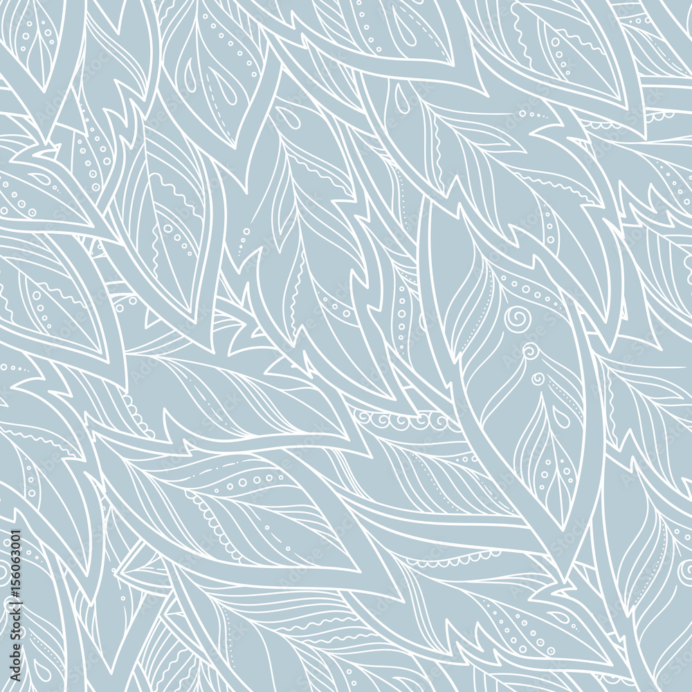 Fototapeta premium Vector Feather background