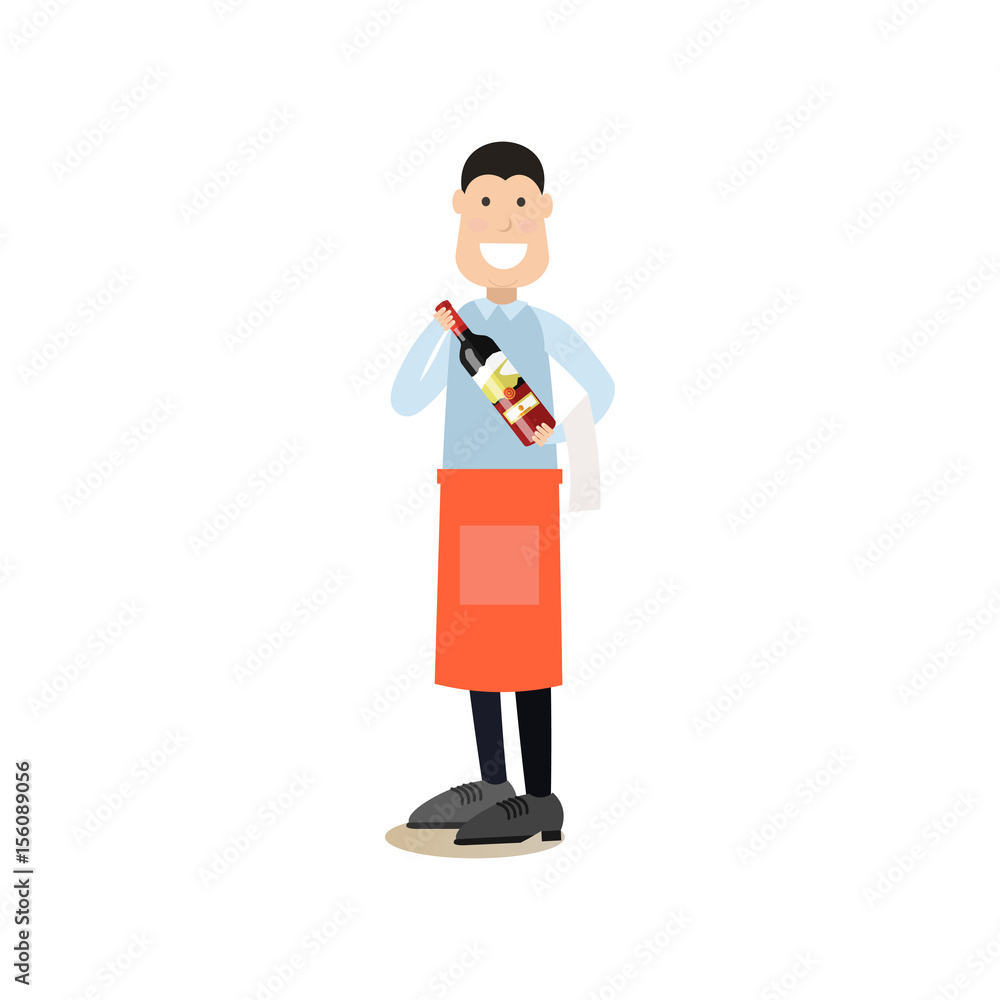 Cook people vector illustration in flat style Cook people vector illustration in flat style
