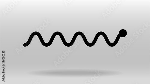 Sound wave abstract technology vector background