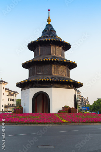 Yangzhou city landmark-Wenchang Pavilion photo