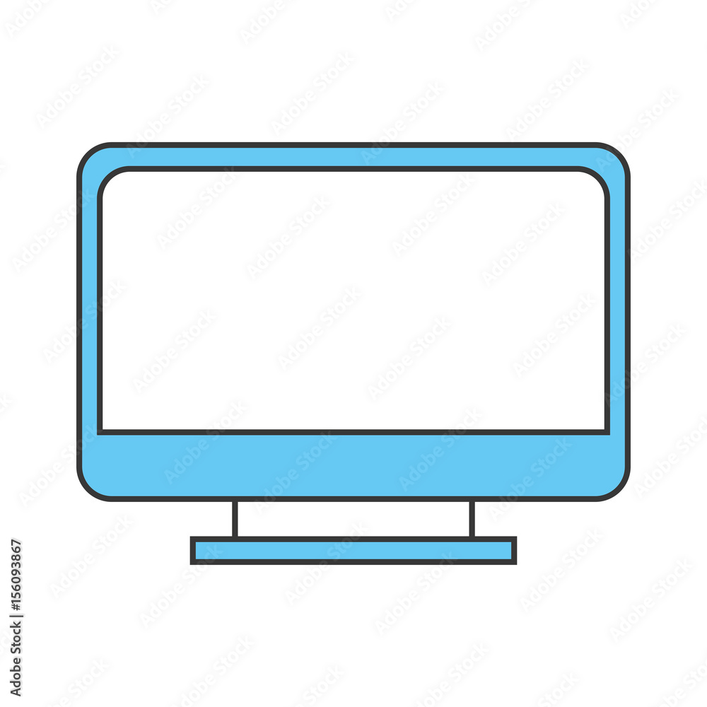 monitor computer isolated icon vector illustration design monitor computer isolated icon vector illustration design