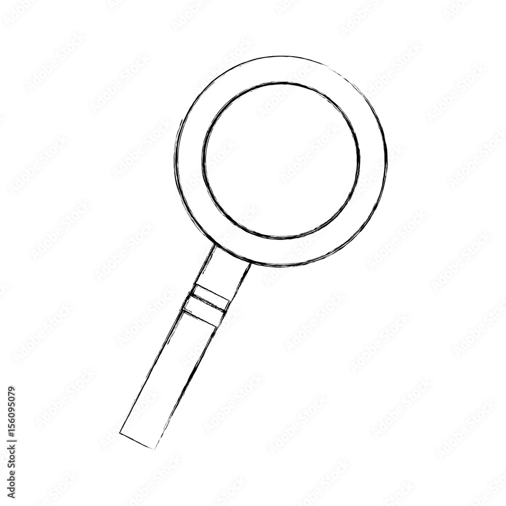 search magnifying glass icon vector illustration design
