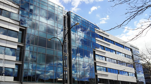 Clouds in reflection