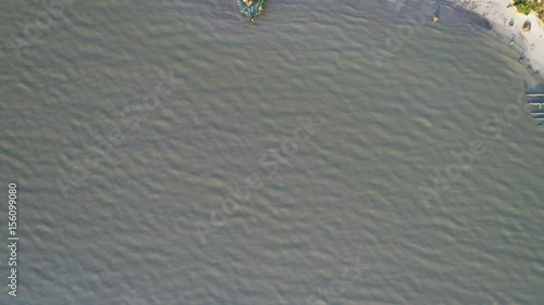 Aerial Footage of Old Shipwreck Delaware Bay Heislerville photo