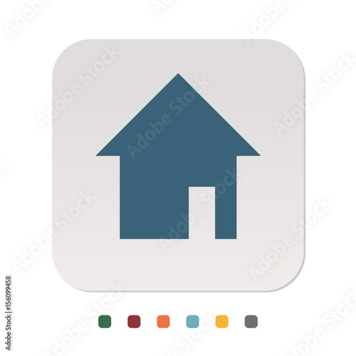 Papier Icon - Haus Immobilie