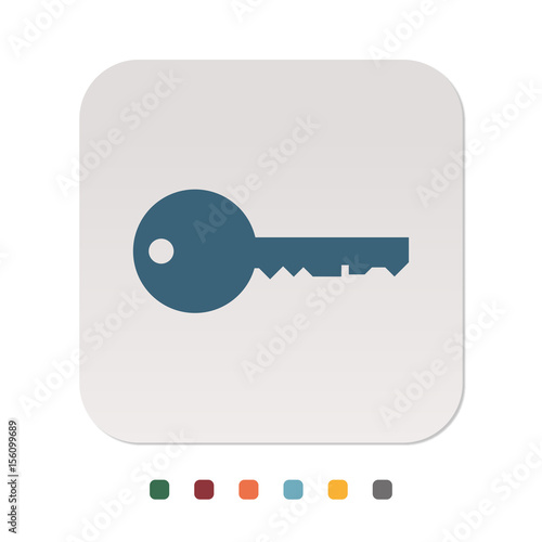 Papier Icon - Schlüssel