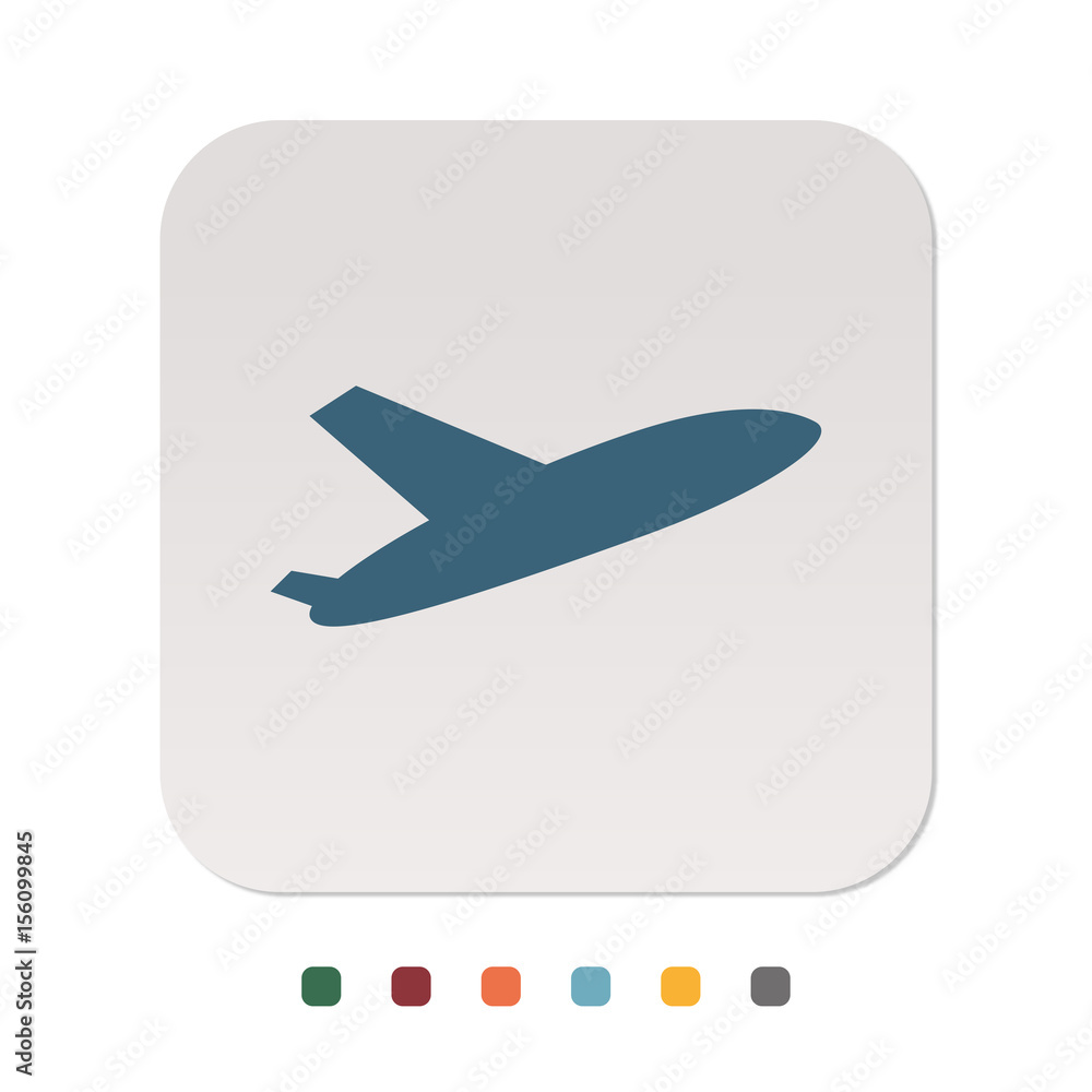 Papier Icon - Flugzeug Flughafen Papier Icon - Flugzeug Flughafen