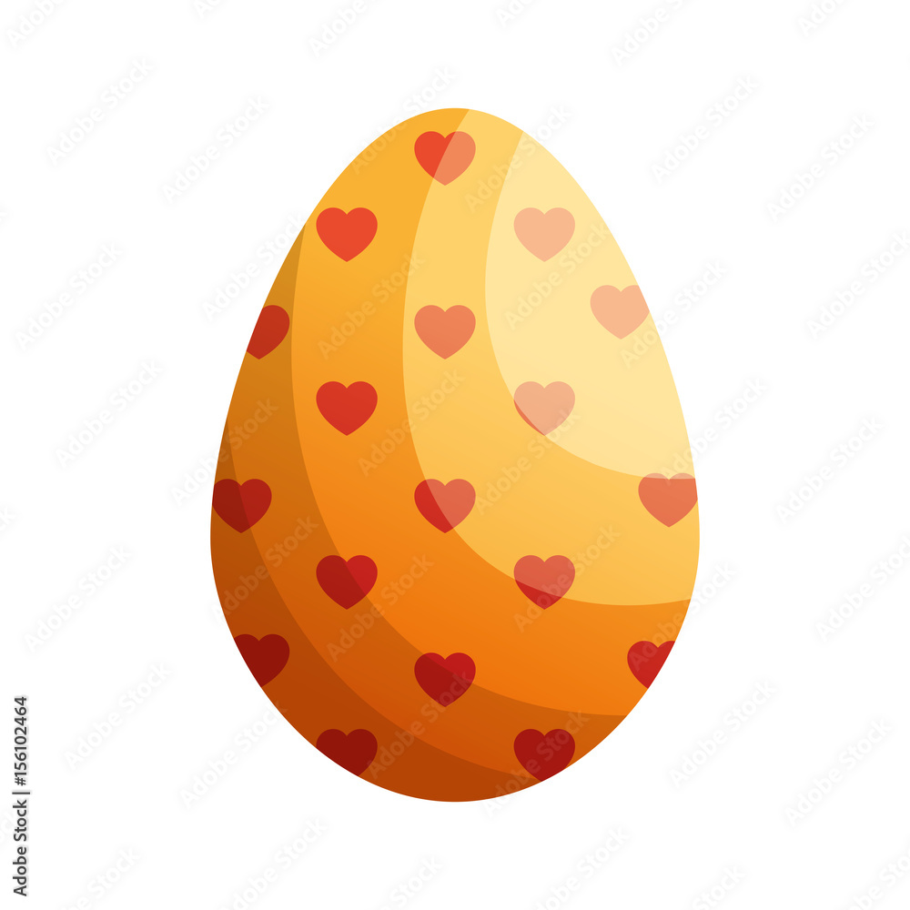 easter egg icon over white background. colorful design. vector illustration easter egg icon over white background. colorful design. vector illustration