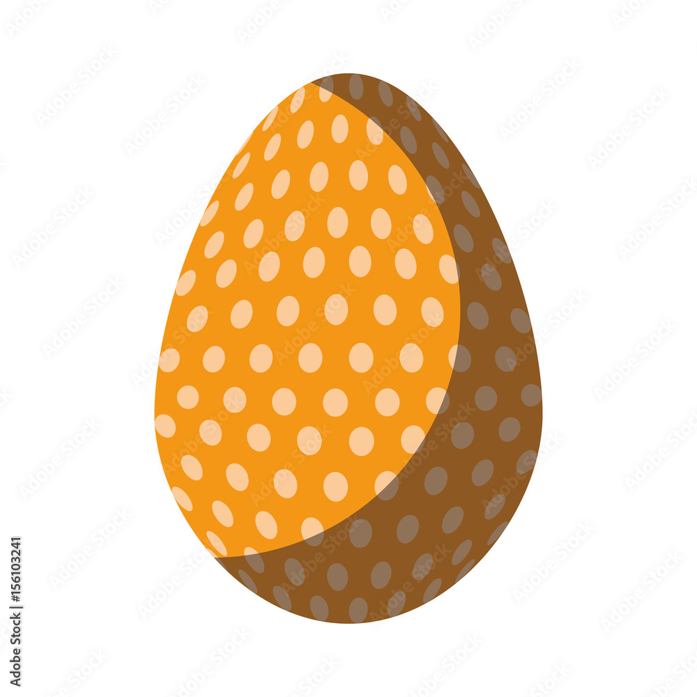 easter egg icon over white background. colorful design. vector illustration easter egg icon over white background. colorful design. vector illustration