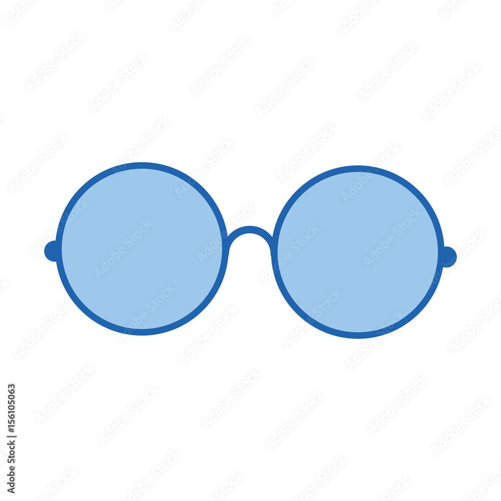 glasses accessory icon over white background. vector illustration glasses accessory icon over white background. vector illustration