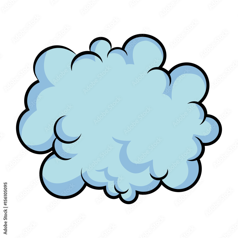 Black Pencil with Reflection Drawing Fluffy Cloud Shaped Think Bubble on Grey Background Black Pencil with Reflection Drawing Fluffy Cloud Shaped Think Bubble on Grey Background