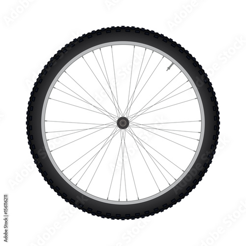 bicycle wheel vector 
