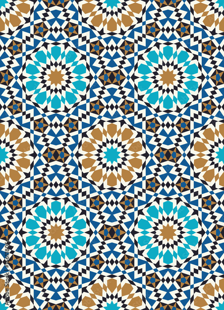 Morocco Seamless Pattern. Traditional Arabic Islamic Background. Mosque  decoration element. Stock Vector | Adobe Stock