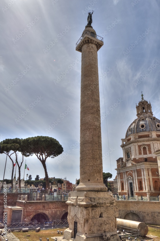 Trajan's Forum in Rome, Italy