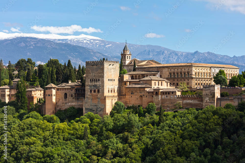 Alhambra Palace In Granada