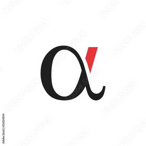 alpha logo vector