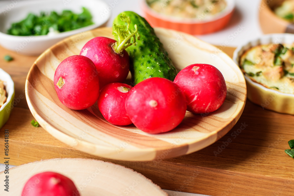 fresh vegetables served fresh vegetables served