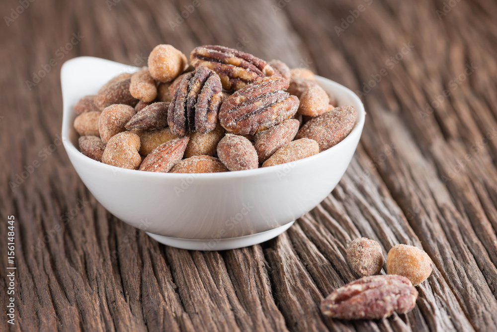 Honey roasted mixed nuts. Honey roasted mixed nuts.