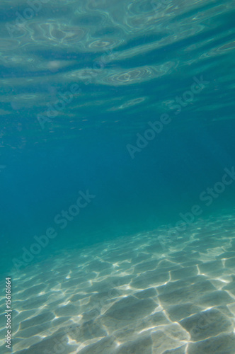 Underwater beach
