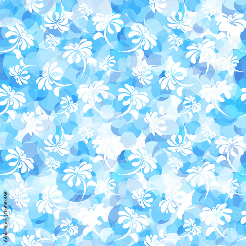 Seamless floral pattern. Vector