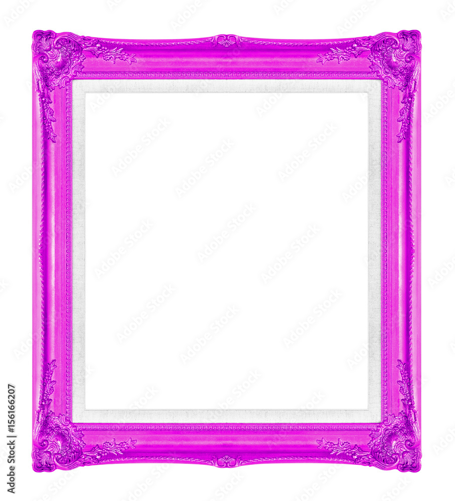 Purple picture frames. Isolated on black background Purple picture frames. Isolated on black background