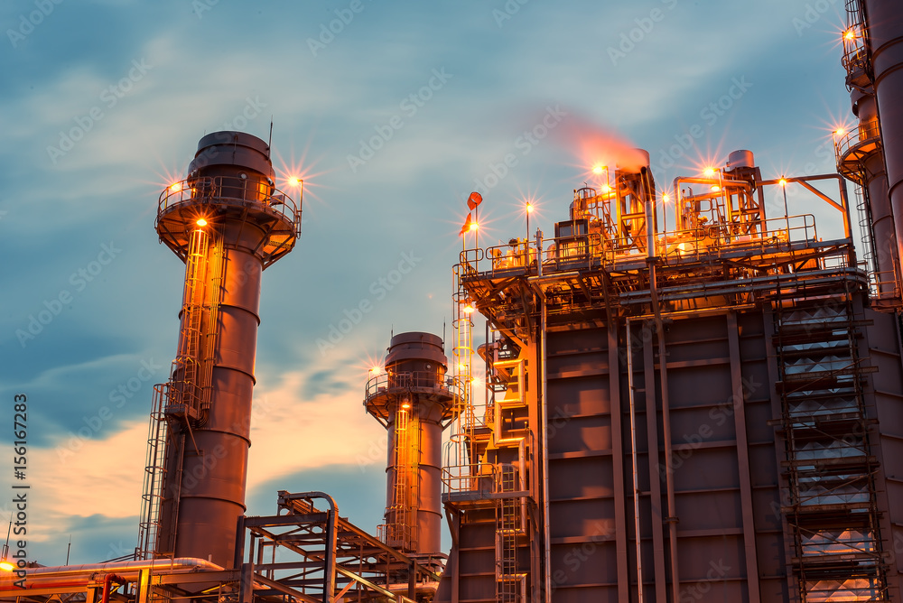 petrochemical plant in silhouette image at sun set Stock Photo | Adobe ...