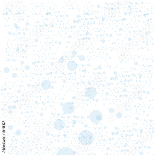 Seamless blue bubble pattern
