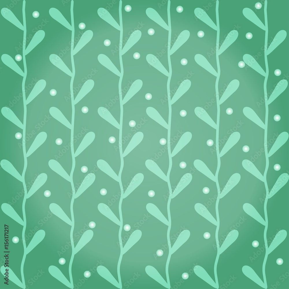 Seamless seaweed pattern Seamless seaweed pattern