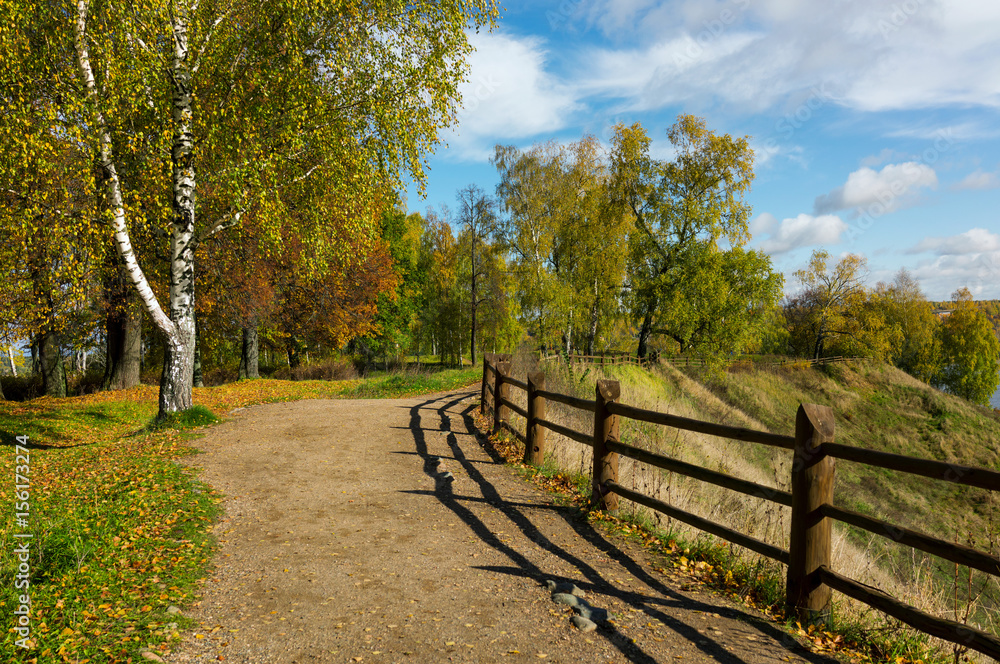 View of the beautiful scenery in Ples town